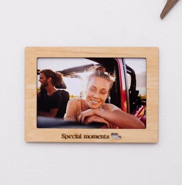 Set of 9 Wooden Photo Frames