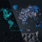 3D Luminous/Magnetic Farebn&aacute; Dreven&aacute; Mapa Sveta Space